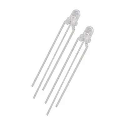 3mm dumaloq Qizil Yashil Bikolor Lamp Led